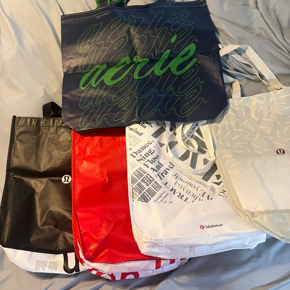 Lululemon Reusable Tote Bag Set